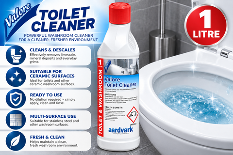 Toilet Cleaner - Professional Descaling Cleaner for Toilets & Ceramics - 1L