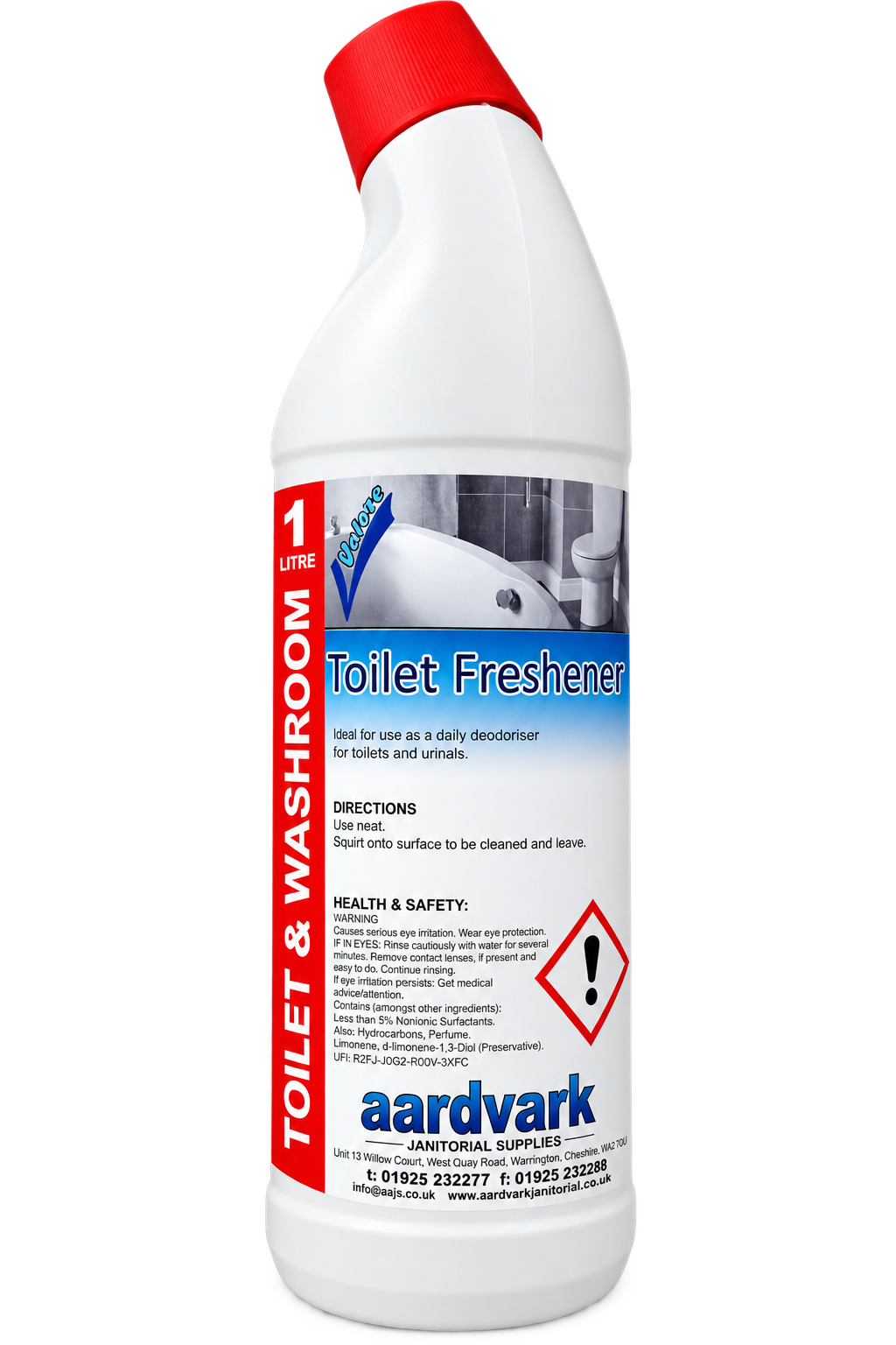 Toilet Freshener - Professional Daily Deodoriser for Toilets & Urinals - 1L