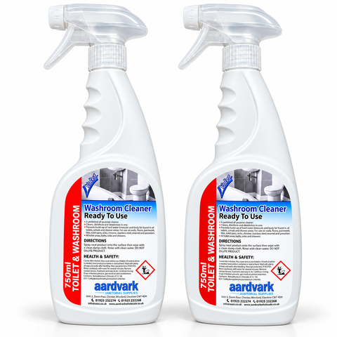 Washroom Cleaner - Professional Toilet & Bathroom Cleaning Spray - 750ml