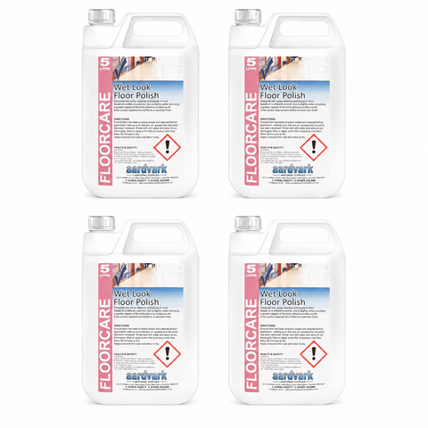 Wet Look Floor Polish – Professional High Gloss Floor Finish - 5L