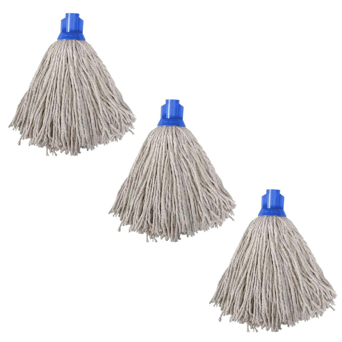 Swift PY Cotton Socket Mop, Pack of 3 Blue