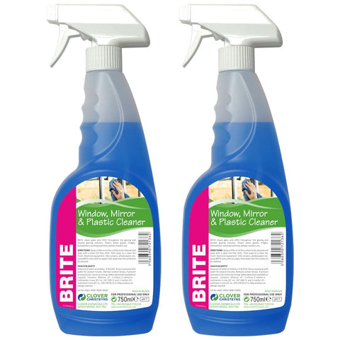 Clover Chemicals Brite Bundle 2 x 750ml Trigger Bottles