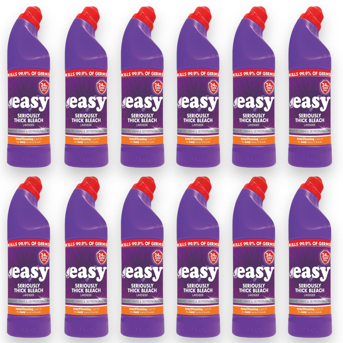 Easy Seriously Thick Bleach, Lavender, 12 x 750ml