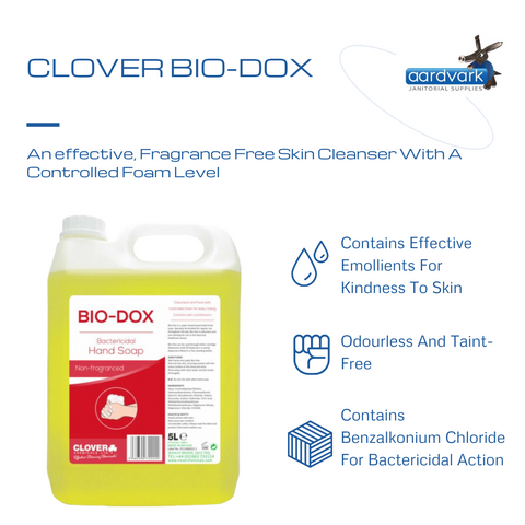 Clover Bio-Dox Bactericidal Hand Soap 5 Litre