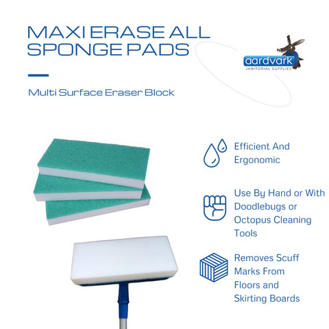 Maxi-Erase All Floor Sponge (Pack of 5)