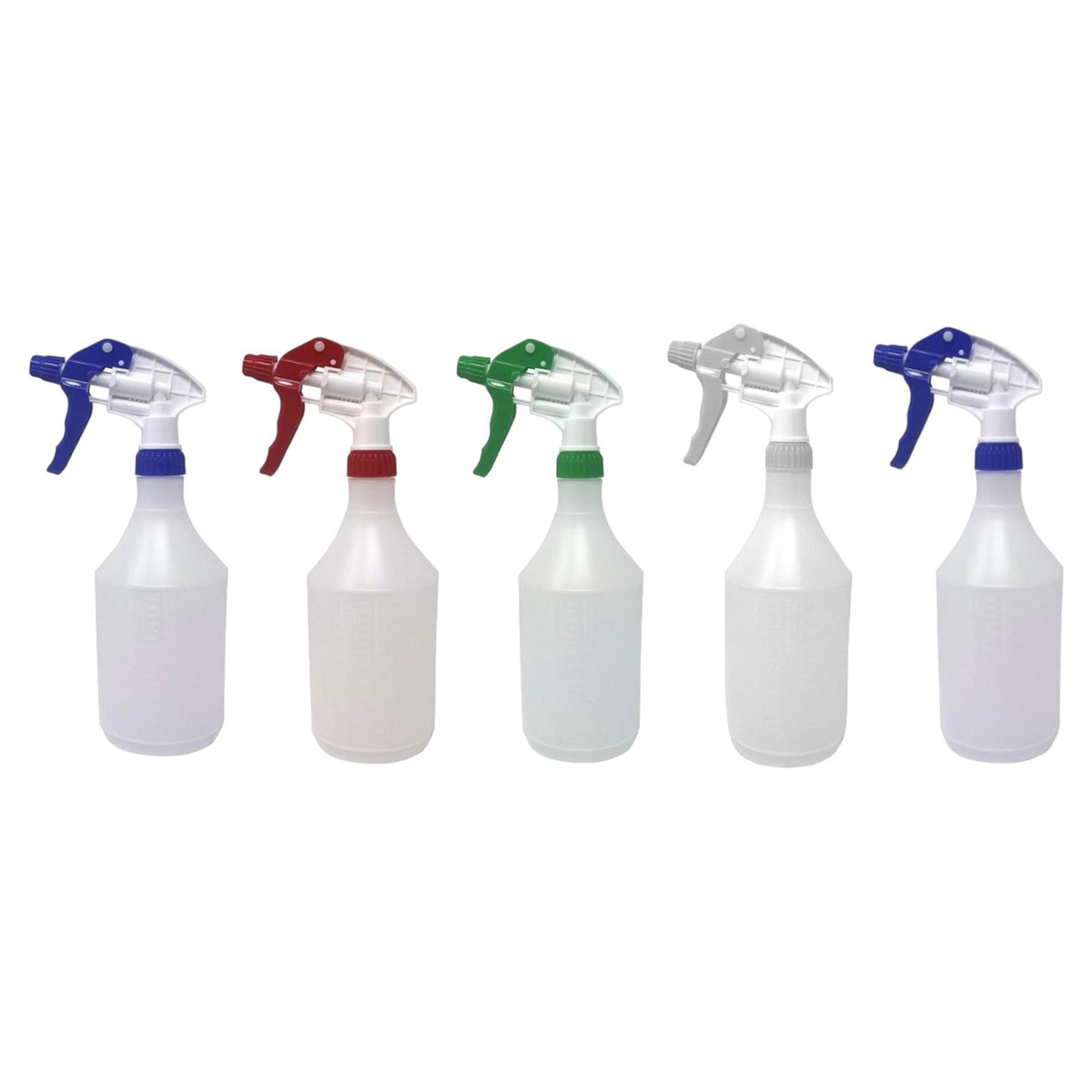 Pack Of 5 Random Mixed Reusable Trigger Spray Bottle 750ml Heavy Duty