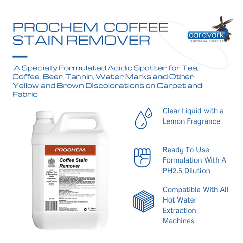 Prochem Coffee Stain Remover 5 Litre