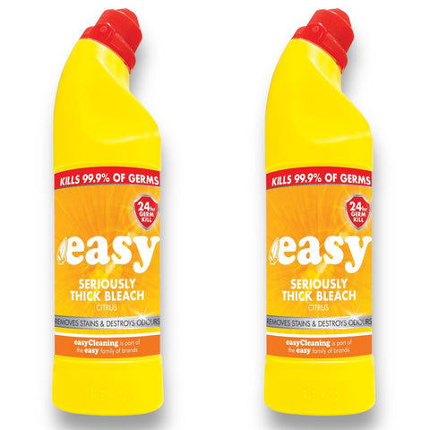 Easy Seriously Thick Bleach, Citrus, 2 x 750ml