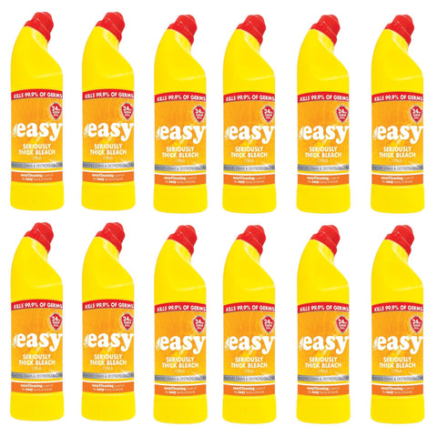 Easy Seriously Thick Bleach, Citrus, 12 x 750ml