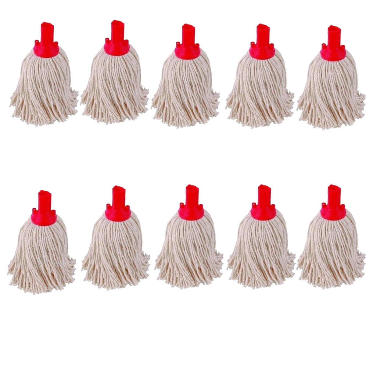 Exel Cotton Mop Heads 250 grams Pack of 10 Red