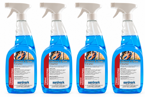 Window & Glass Cleaner - Professional Streak-Free Glass & Surface Cleaner - 750ml