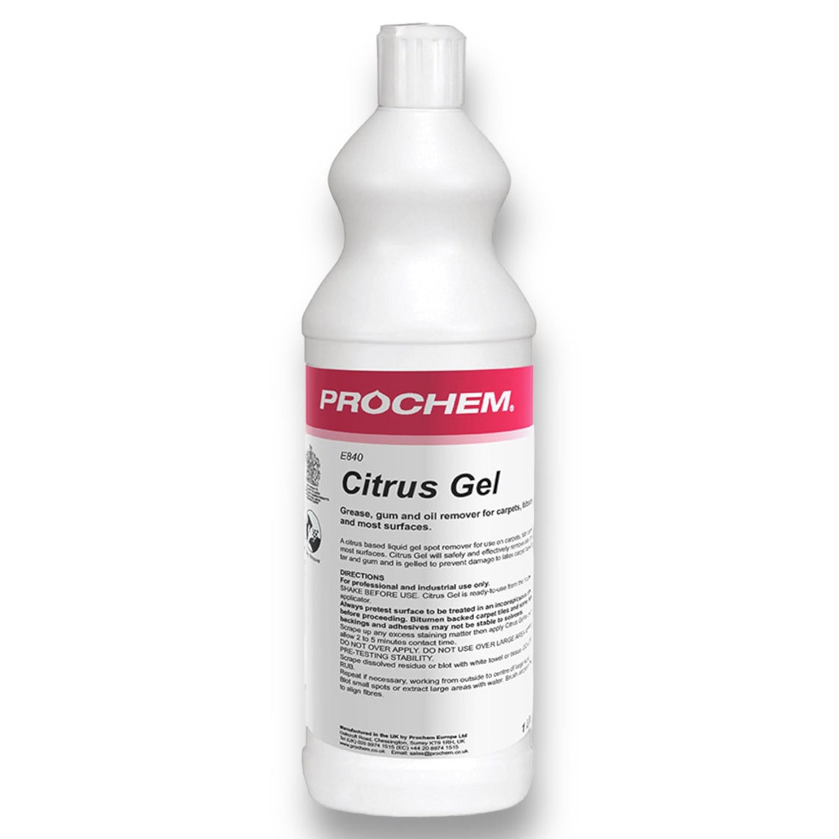 Prochem Citrus Gel 1 Litre, Spot Remover for Carpets