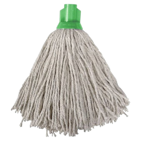 Swift Cotton Mop Heads, One of Each Colour, Red, Blue, Green, Yellow