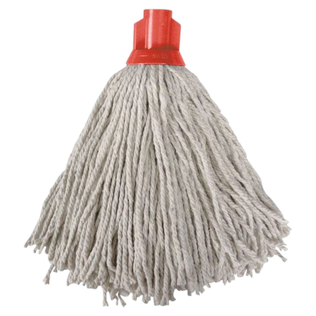 Swift Cotton Mop Heads, One of Each Colour, Red, Blue, Green, Yellow ...