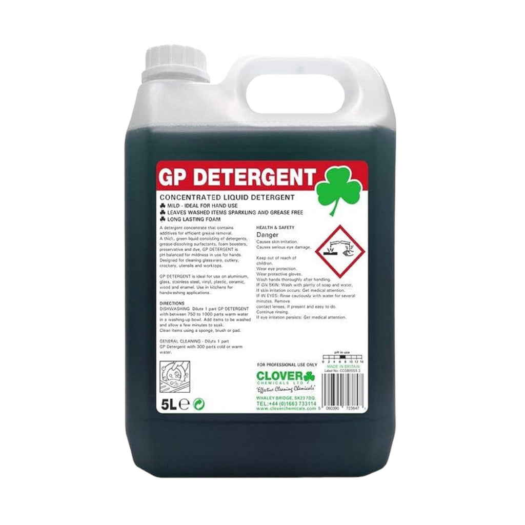 Neutral Washing Clover GP Detergent Neutral Washing Up Liquid 5 Litre – Aardvark ...