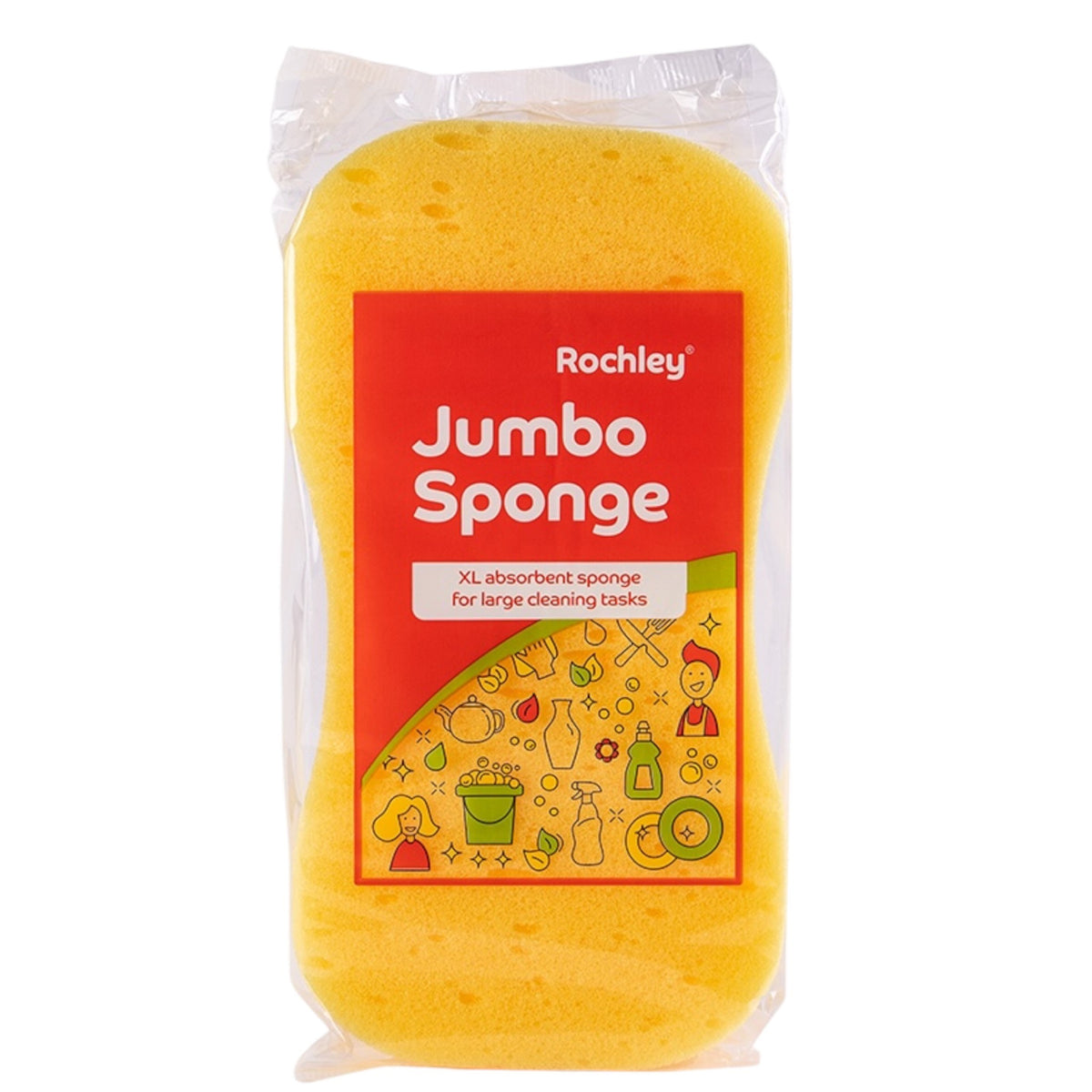 Extra Large Jumbo Car Sponge Pack Of 5