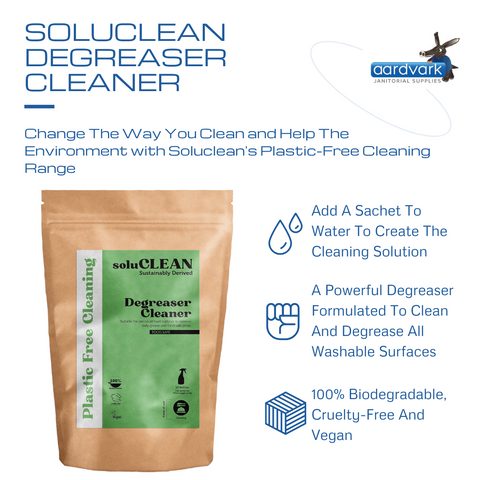 Soluclean Degreaser Cleaner,  (One Packet of 10 Sachets)